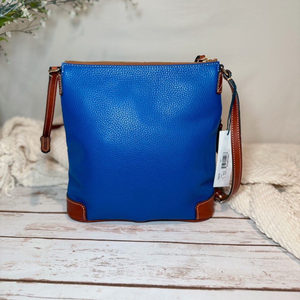 NWT Dooney & Bourke Pebble Grain Crossbody - French Blue - Picture 2 of 10